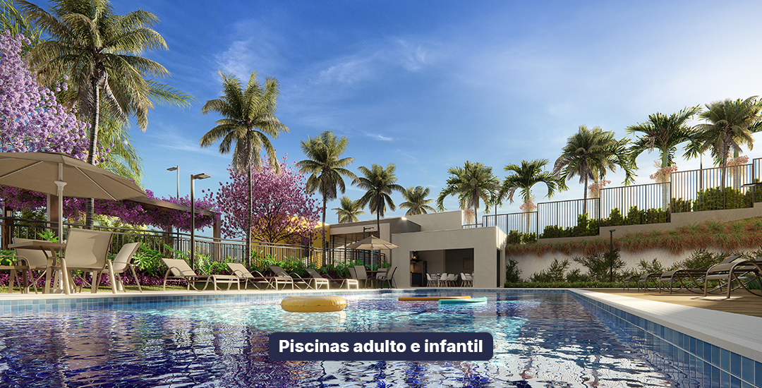 Piscinas adulto e infantil