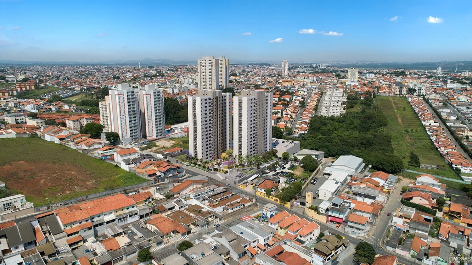 Vista aérea Bliss Itapeti Mogi das Cruzes